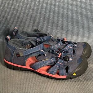 Keen Seacamp II CNX Water Shoes Hiking‎ Sandal Blue Size 5 Men Size 7 Women